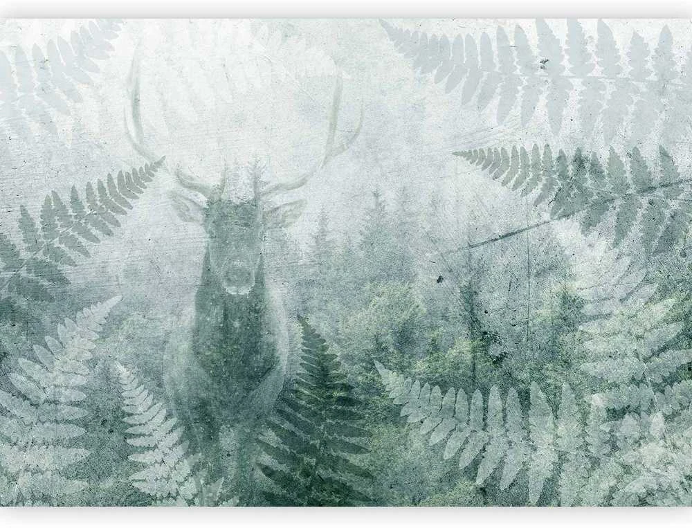 Artgeist Fototapetas - Deer in Ferns - Third Variant