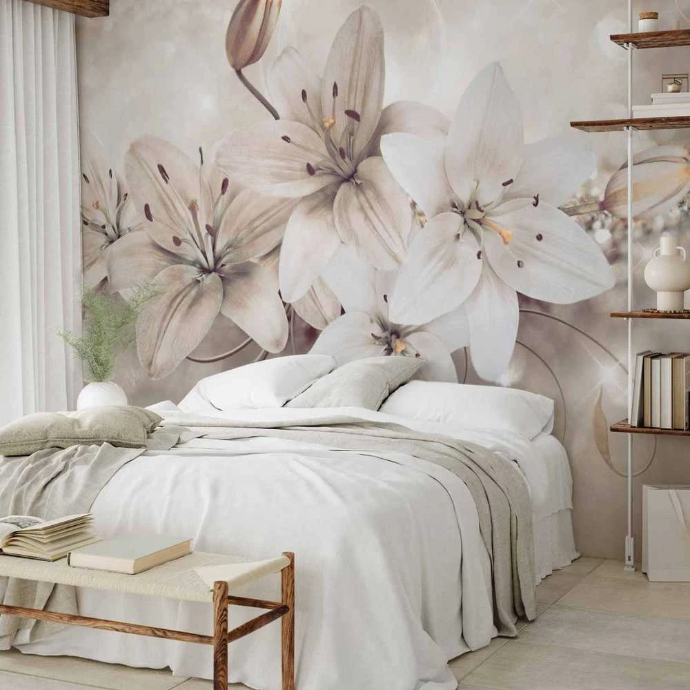 Artgeist Fototapetas - Diamond Lilies