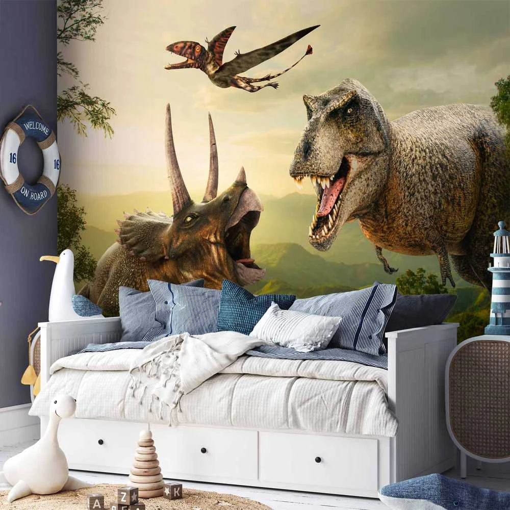 Artgeist Fototapetas - Dinosaur Square