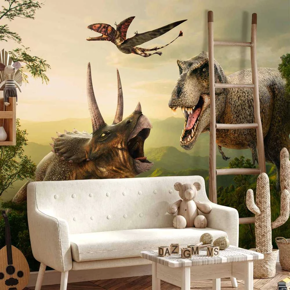 Artgeist Fototapetas - Dinosaur Square