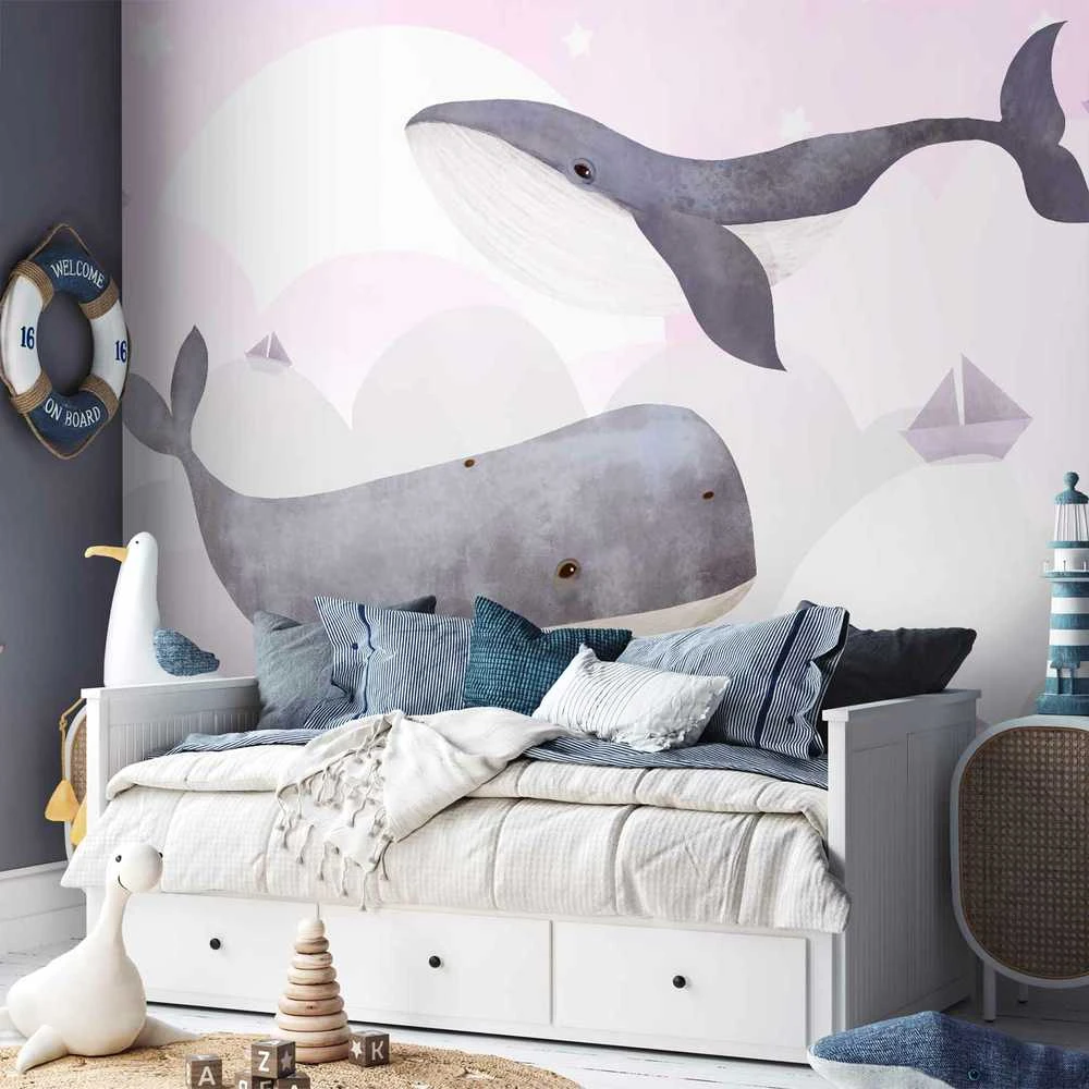 Artgeist Fototapetas - Dream Of Whales - Second Variant