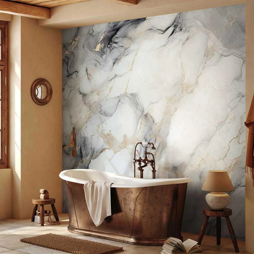 Artgeist Fototapetas - Elegant Marble - Stone Structures in Neutral Colours