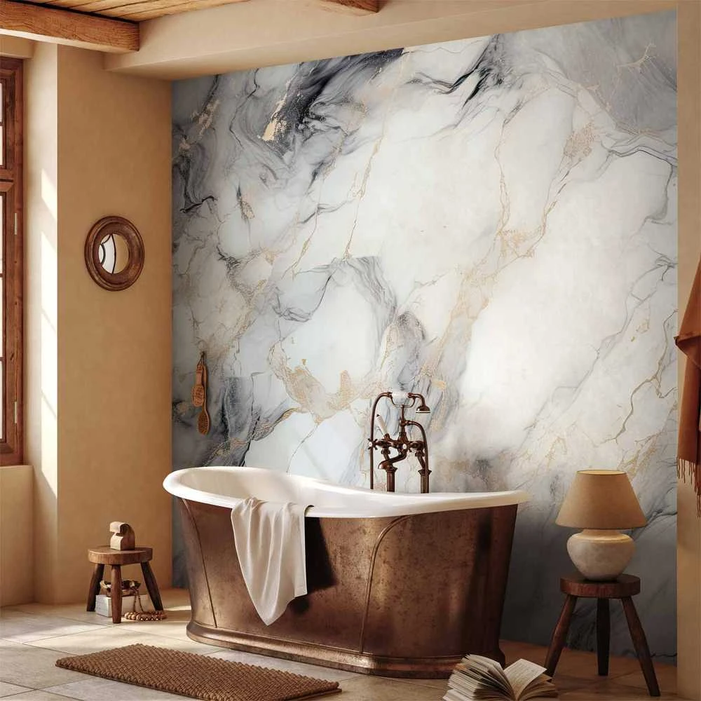 Artgeist Fototapetas - Elegant Marble - Stone Structures in Neutral Colours