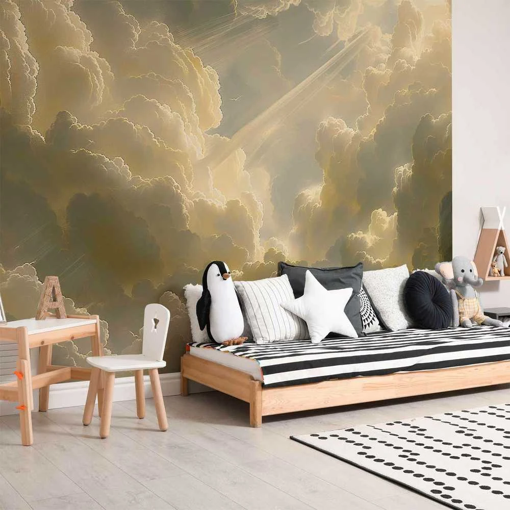 Artgeist Fototapetas - Enchanting Play of Colors Against a Backdrop of Clouds
