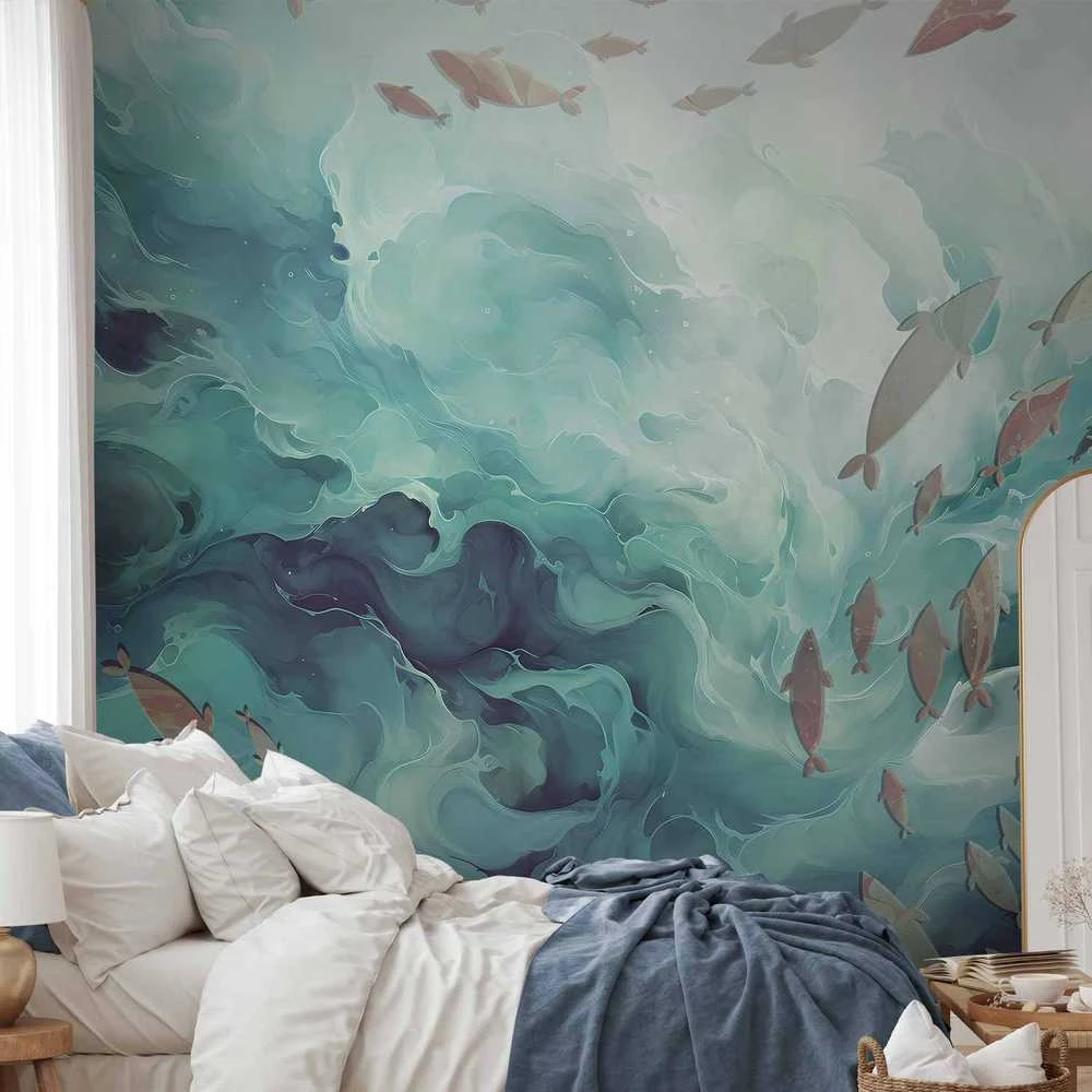 Artgeist Fototapetas - Fish in the ocean