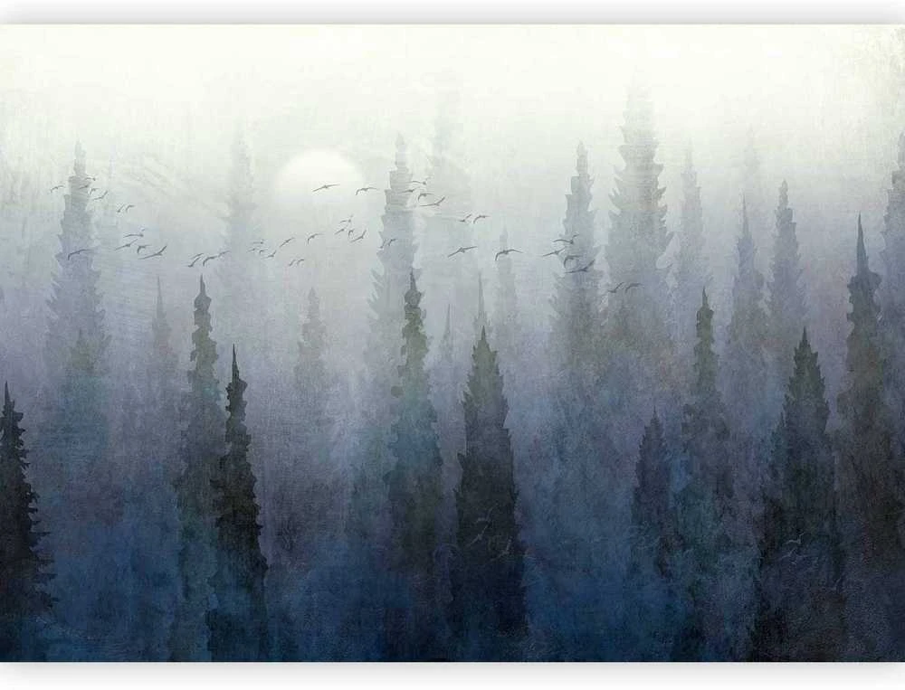 Artgeist Fototapetas - Flight Over the Forest - Second Variant