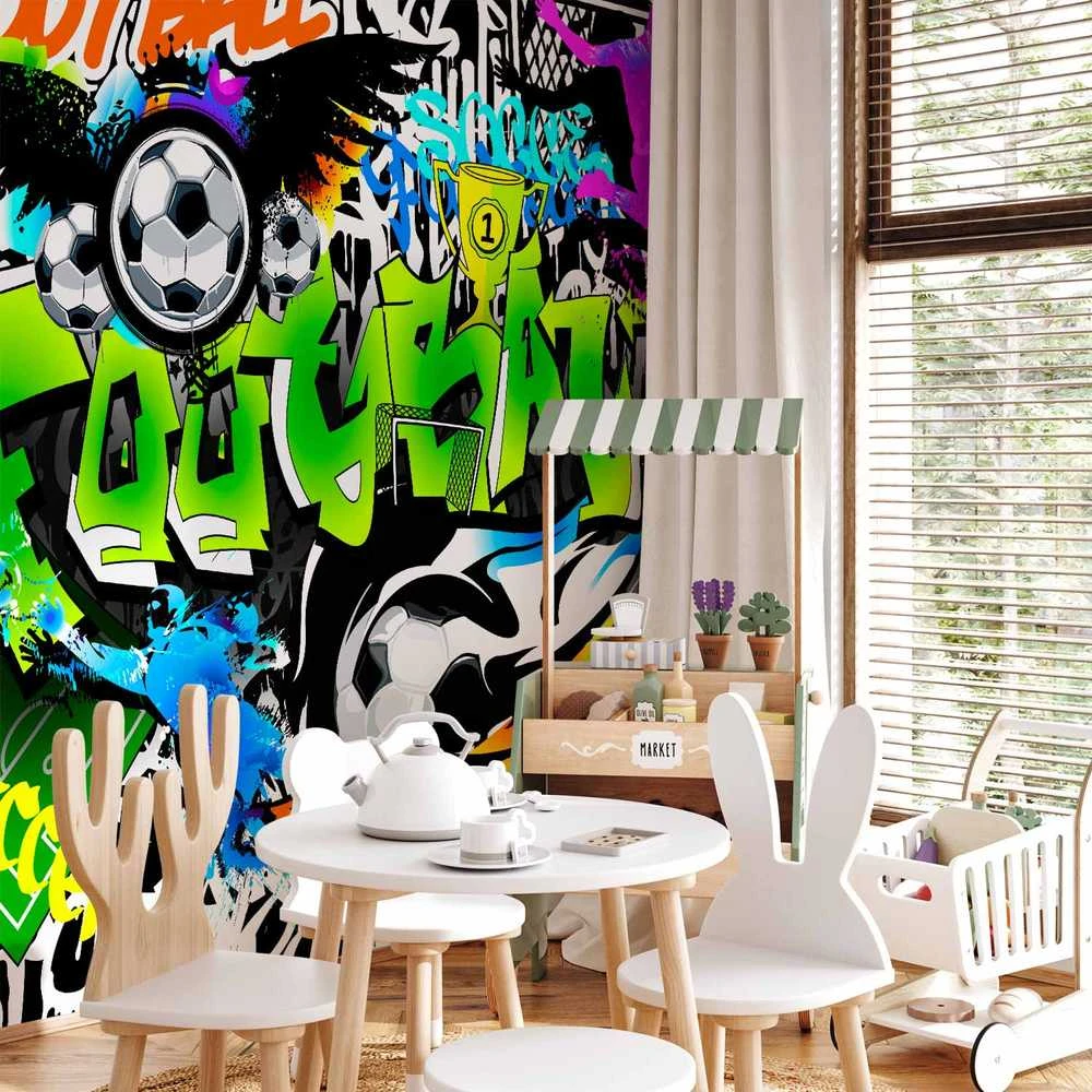 Artgeist Fototapetas - Football Graffiti