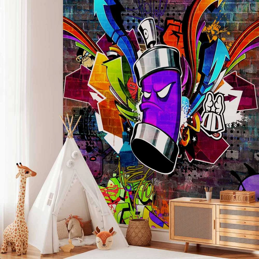 Artgeist Fototapetas - Graffiti: Colourful attack