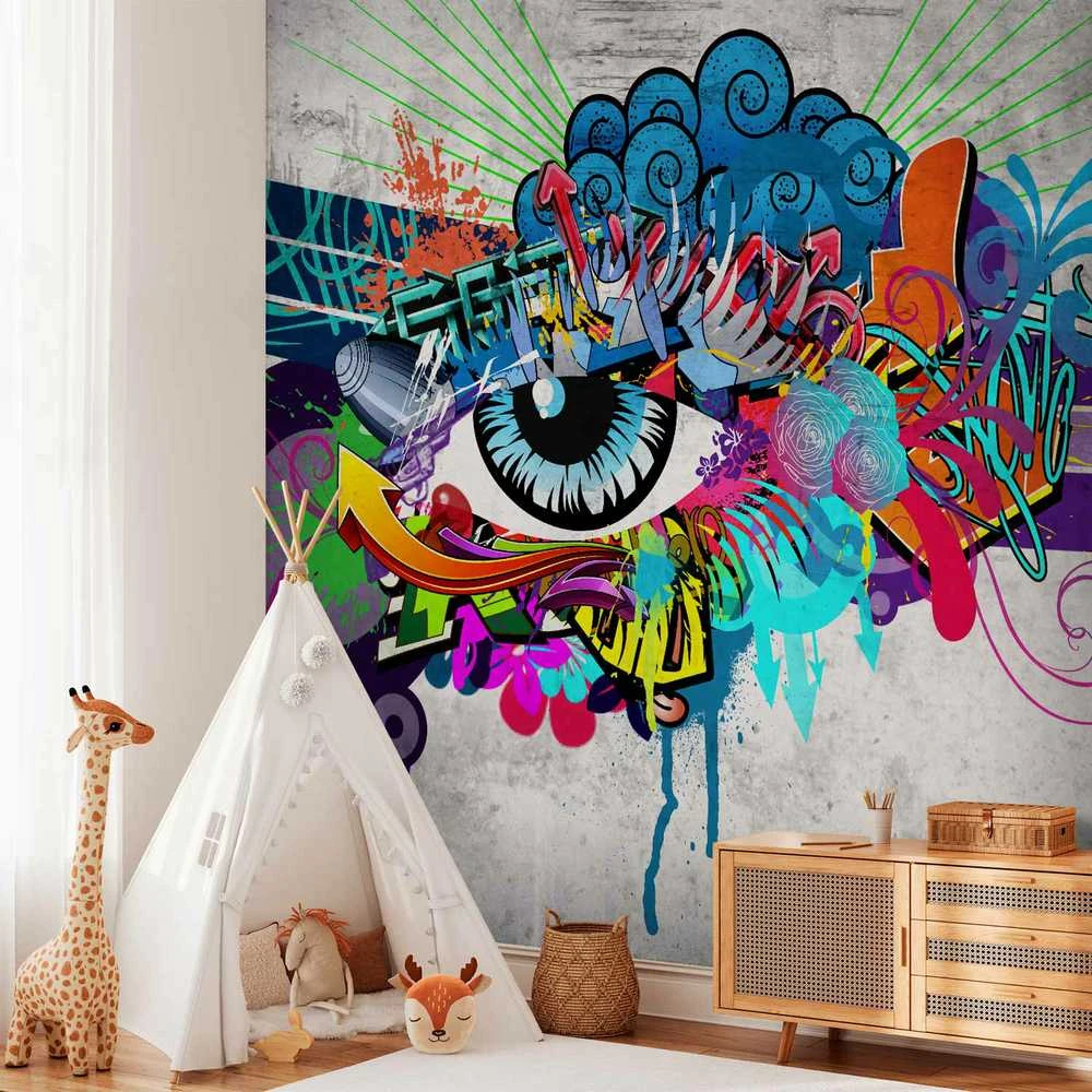 Artgeist Fototapetas - Graffiti eye