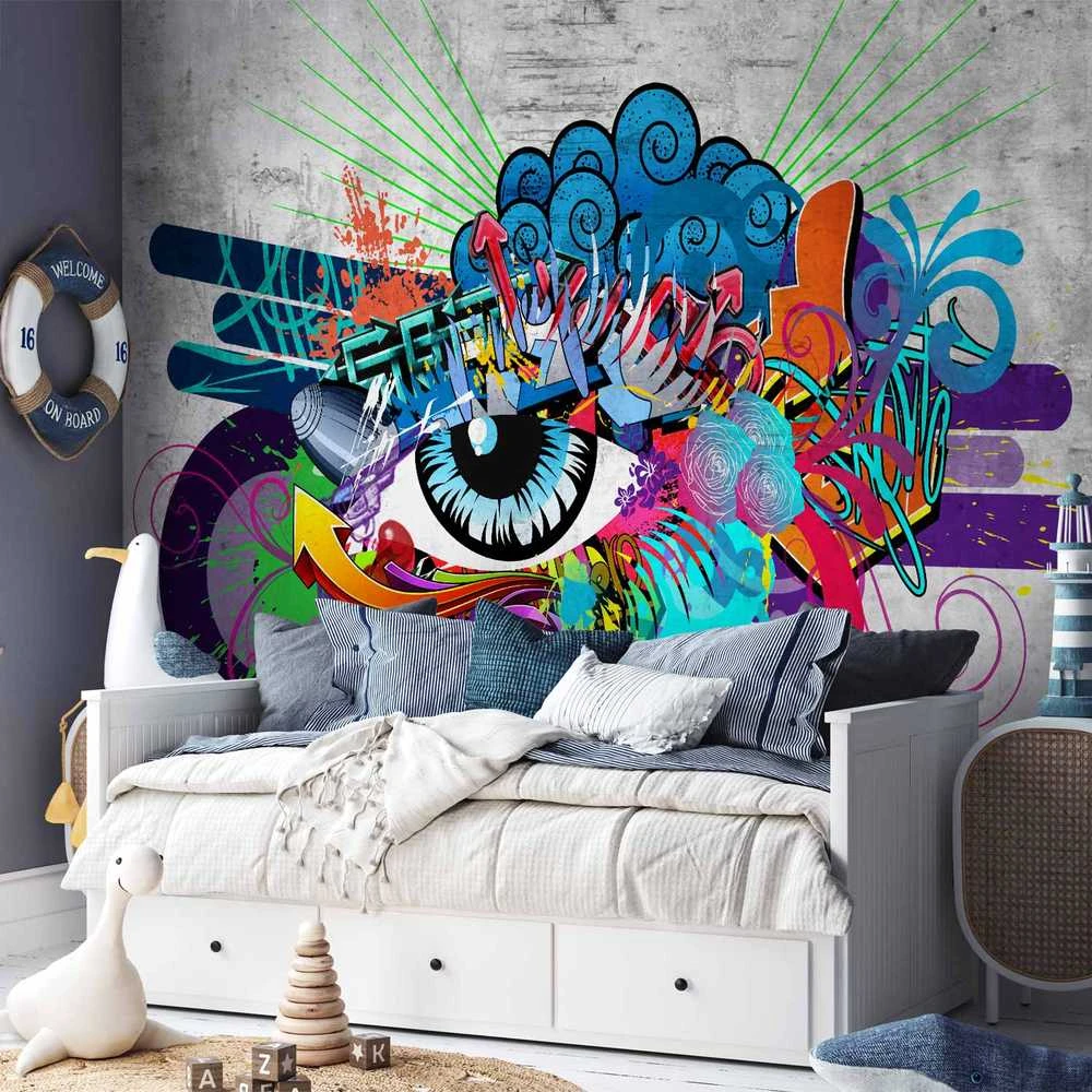 Artgeist Fototapetas - Graffiti eye