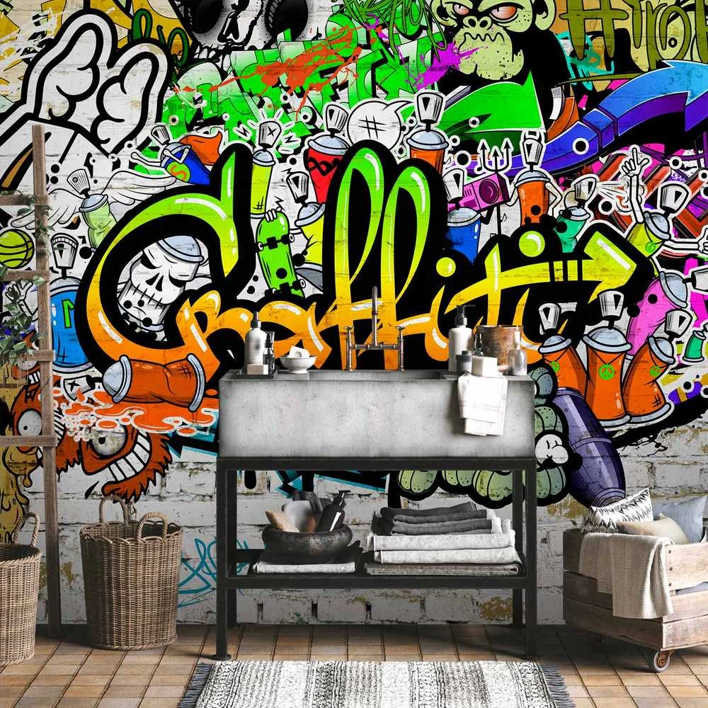 Artgeist Fototapetas - Graffiti on the Wall