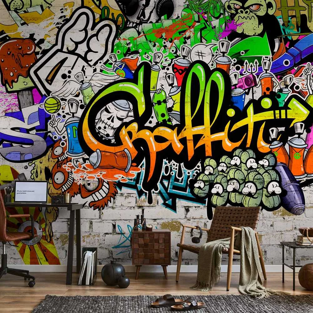 Artgeist Fototapetas - Graffiti on the Wall