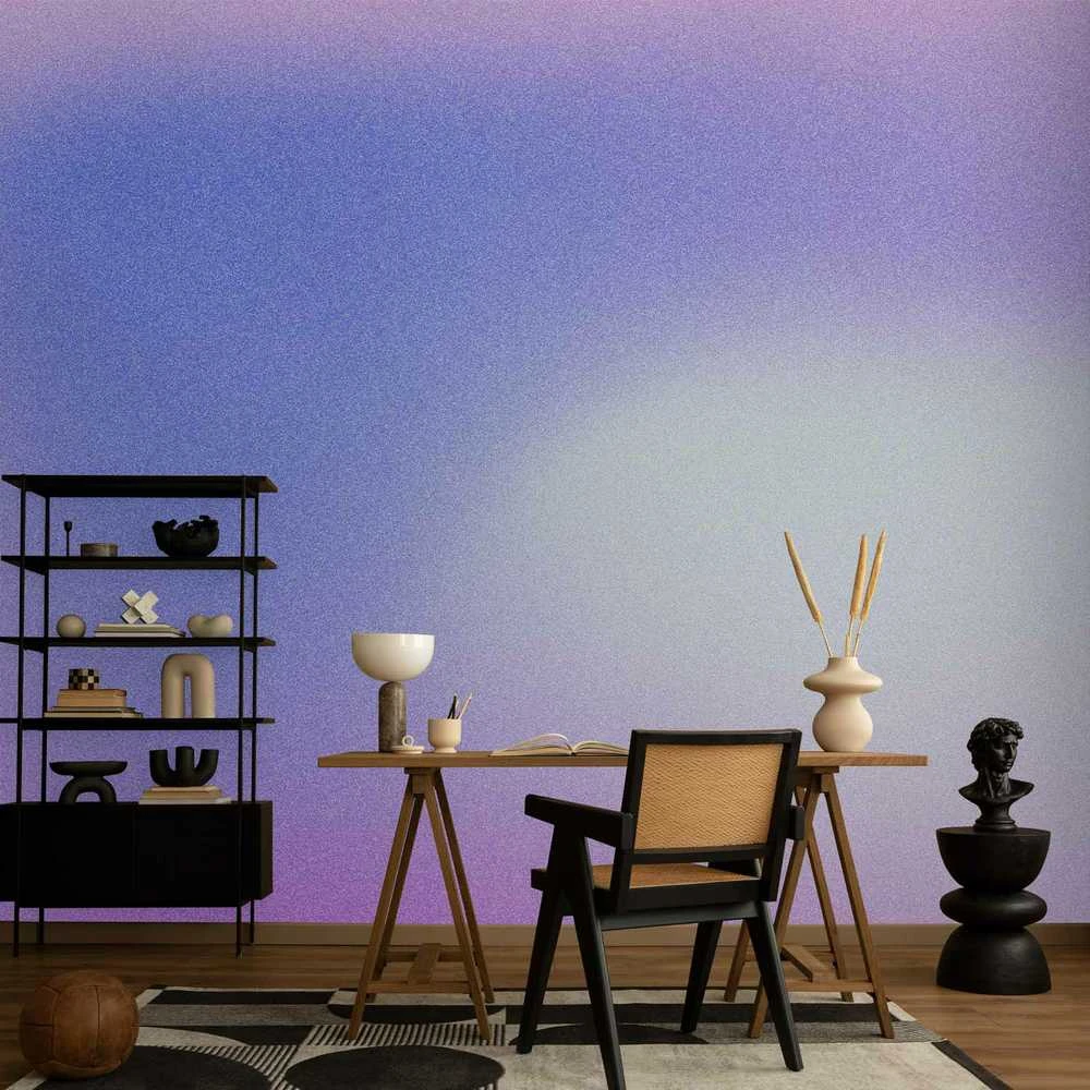 Artgeist Fototapetas - Heather Mist - Delicate Gradient Comprising Various Shades of Violet