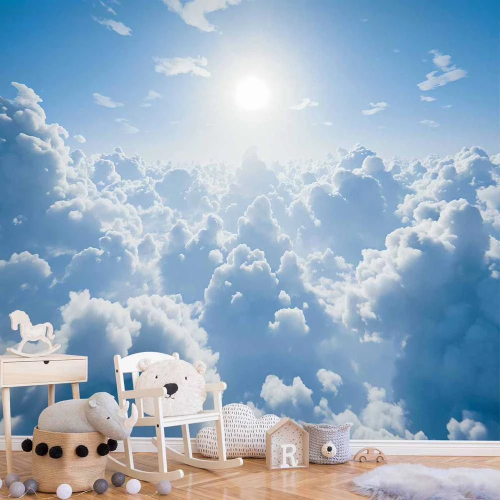 Artgeist Fototapetas - Heavenly Calm: Warm Rays of the Sun