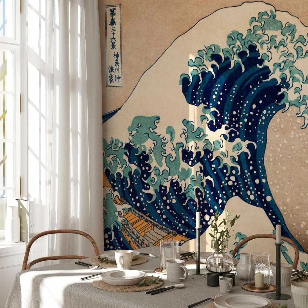 Artgeist Fototapetas - Hokusai: The Great Wave off Kanagawa (Reproduction)