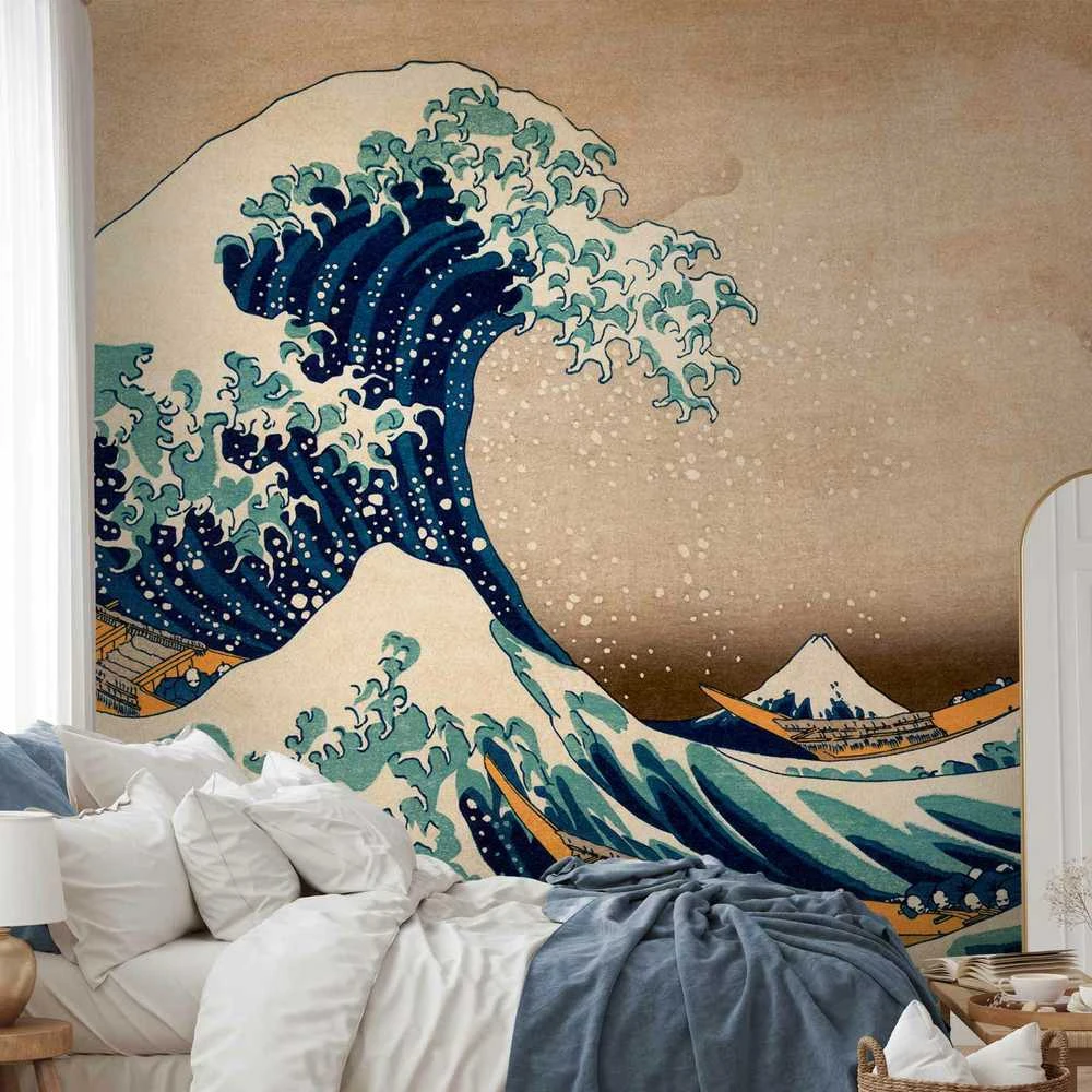 Artgeist Fototapetas - Hokusai: The Great Wave off Kanagawa (Reproduction)