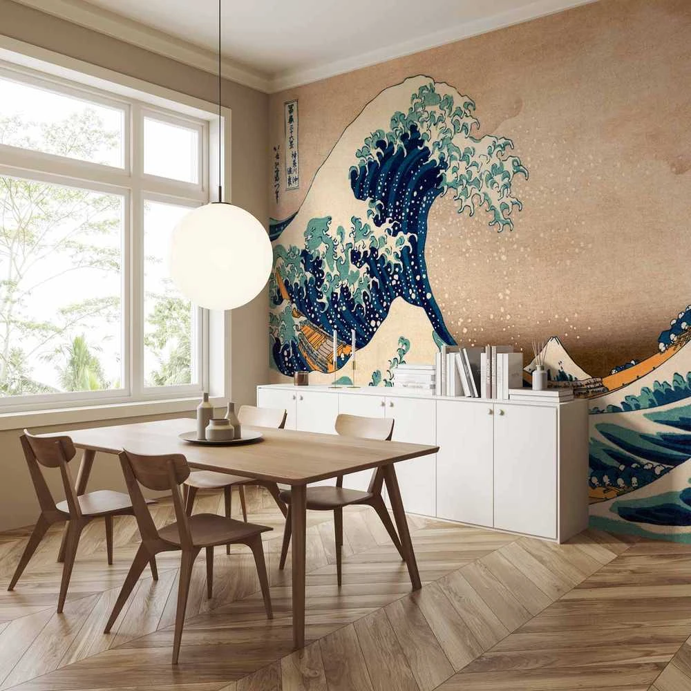 Artgeist Fototapetas - Hokusai: The Great Wave off Kanagawa (Reproduction)