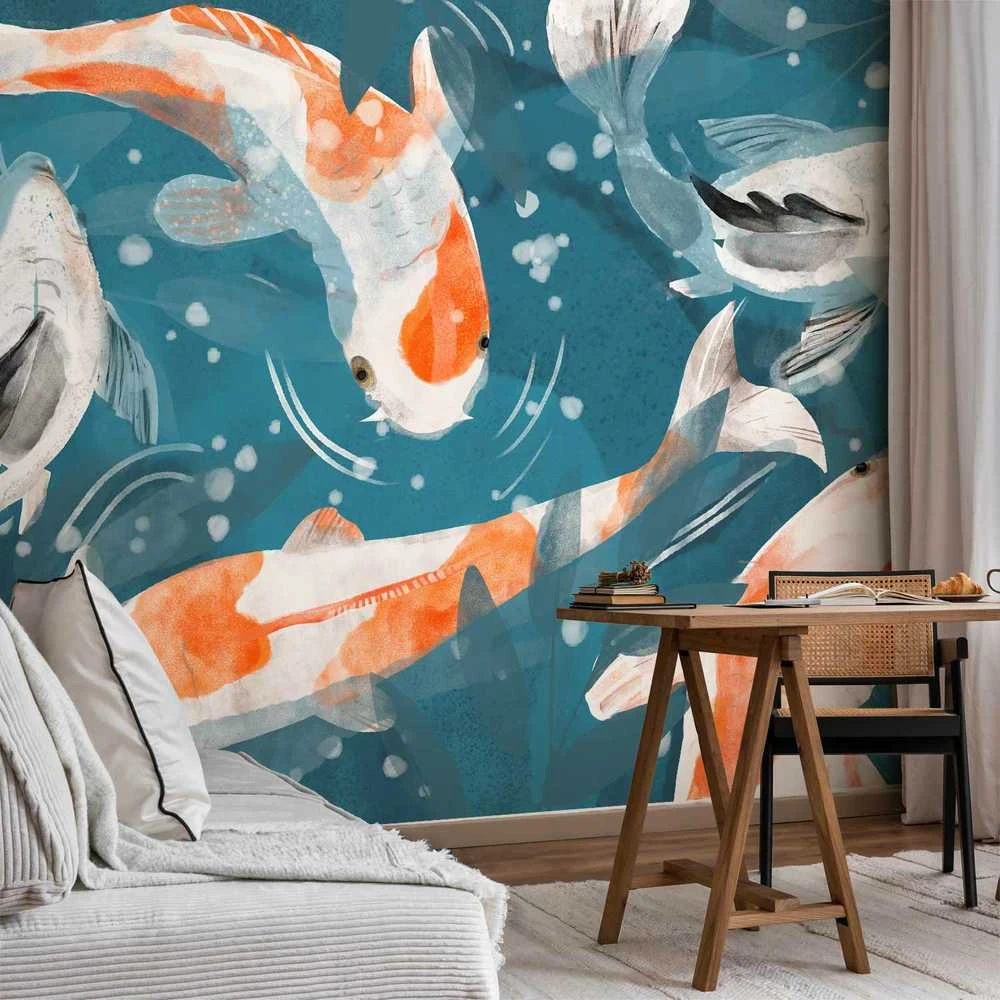 Artgeist Fototapetas - Koi Fishes - Second Variant
