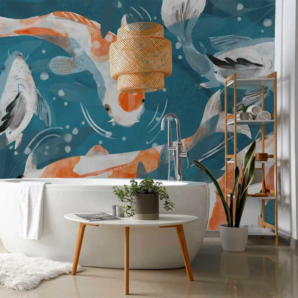 Artgeist Fototapetas - Koi Fishes - Second Variant