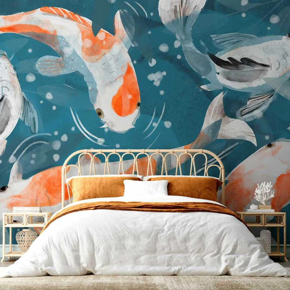 Artgeist Fototapetas - Koi Fishes - Second Variant