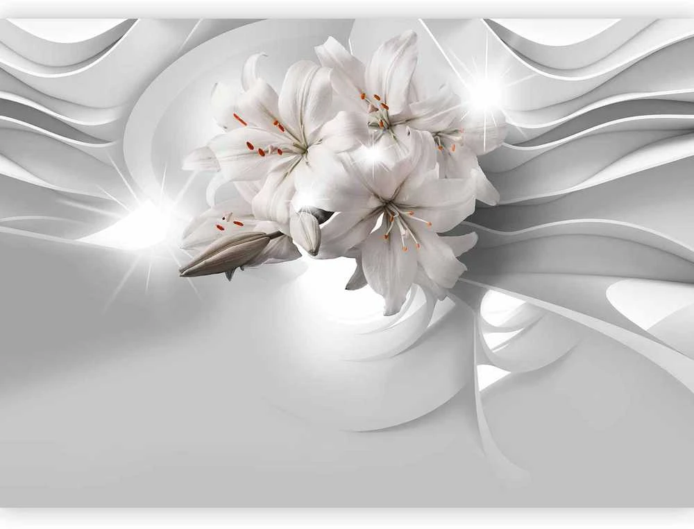Artgeist Fototapetas - Lilies in the Tunnel