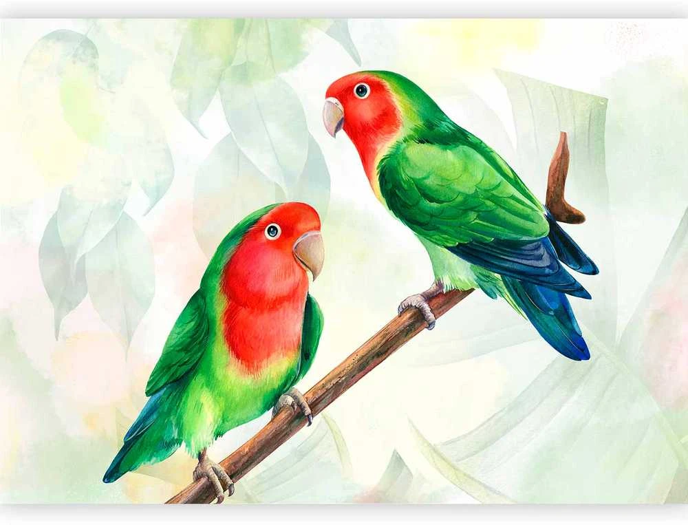 Artgeist Fototapetas - Lovebirds