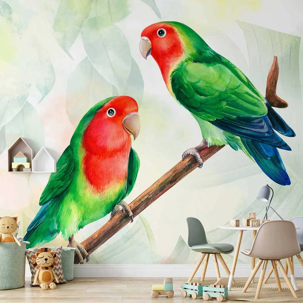 Artgeist Fototapetas - Lovebirds