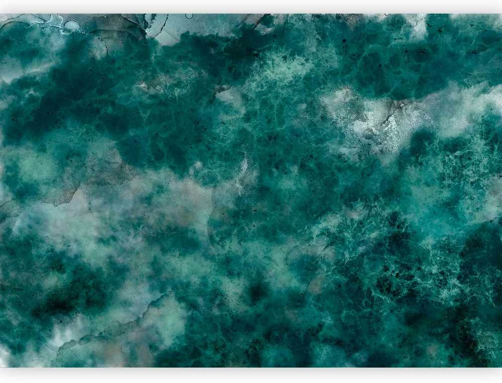 Artgeist Fototapetas - Malachite respite - modernist abstract background with texture