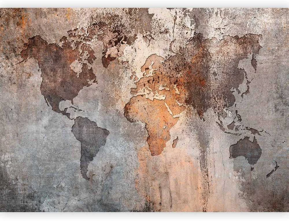 Artgeist Fototapetas - Map Colors