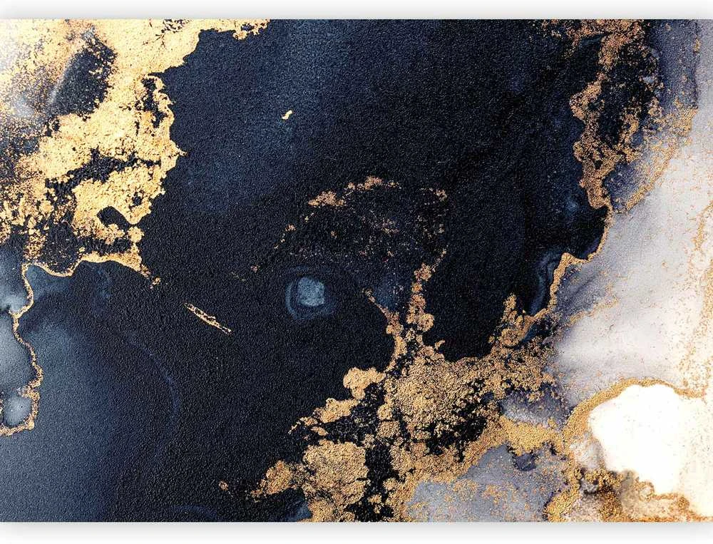 Artgeist Fototapetas - Marble and Garnet - Abstract Textured Pattern Inspired by a Starry Sky