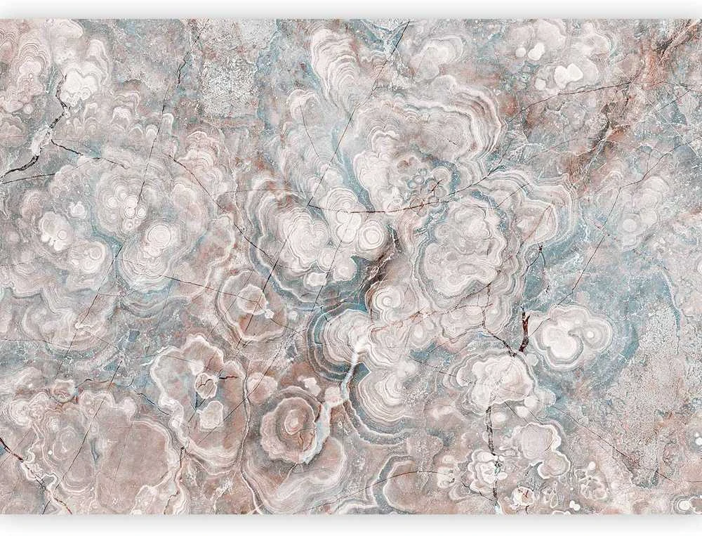 Artgeist Fototapetas - Marble Flowers - Natural Stone Structures in Pastel Colours