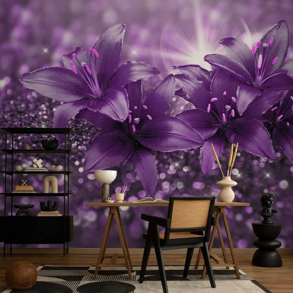 Artgeist Fototapetas - Masterpiece of Violetinė