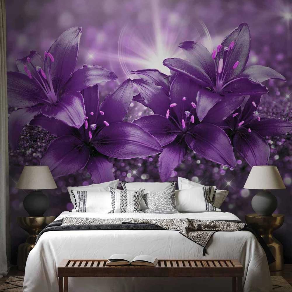 Artgeist Fototapetas - Masterpiece of Violetinė