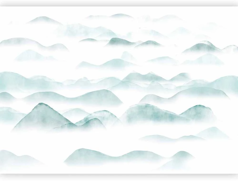 Artgeist Fototapetas - Mountains in the Fog