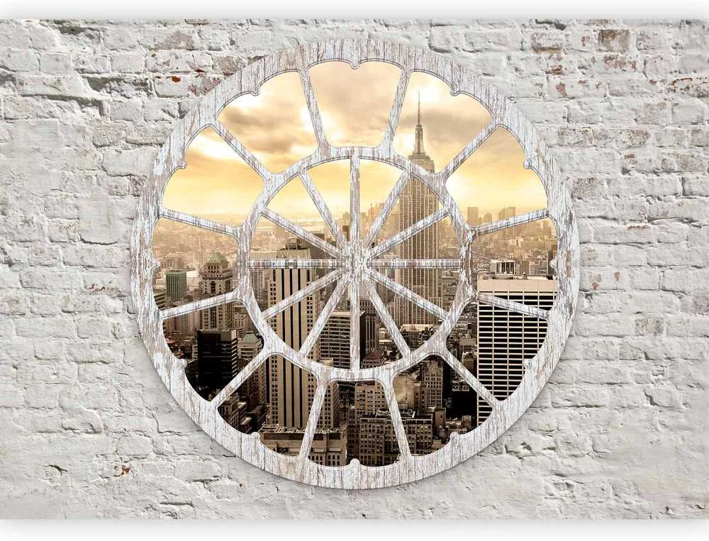 Artgeist Fototapetas - New York: A View through the Window