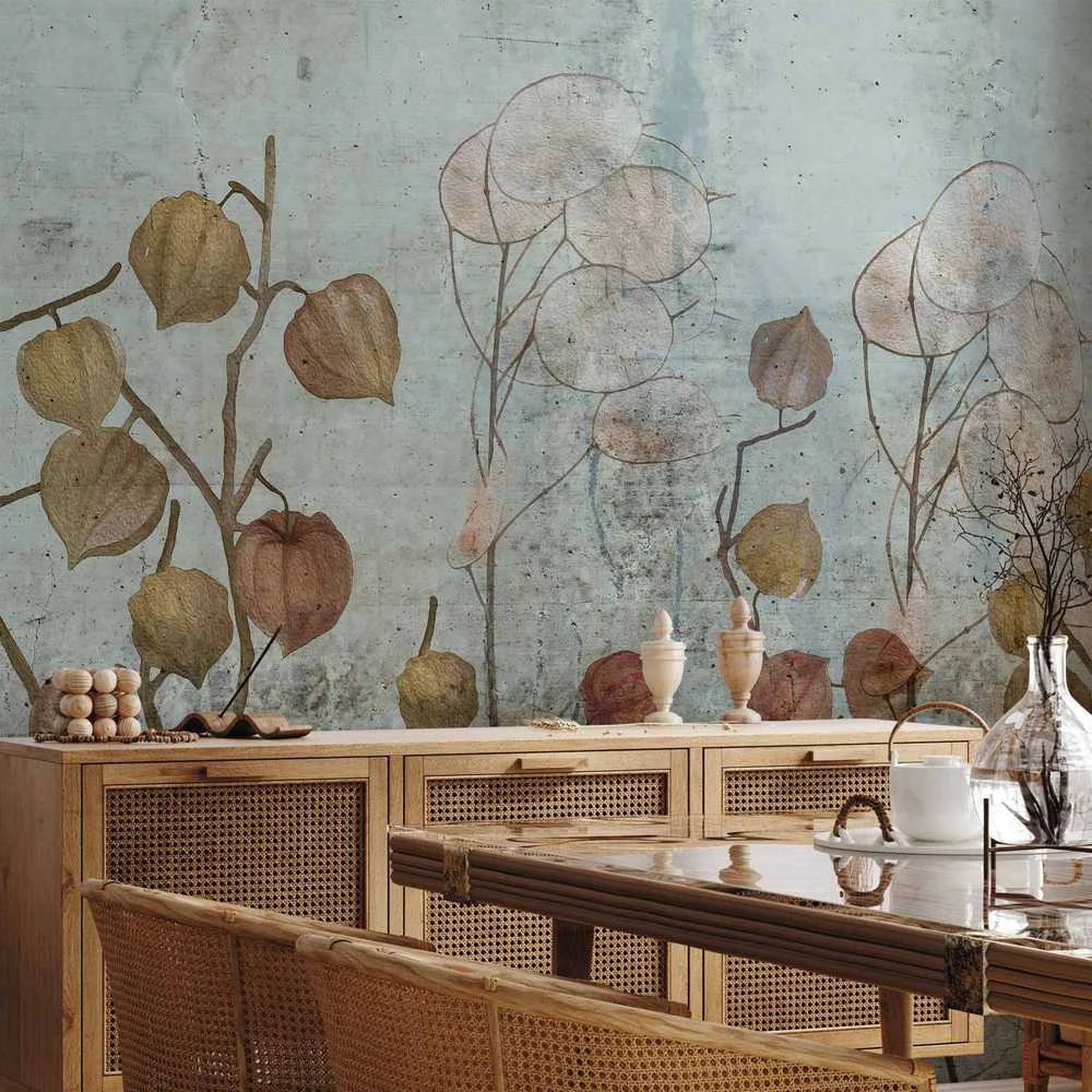 Artgeist Fototapetas - Painted Lunaria