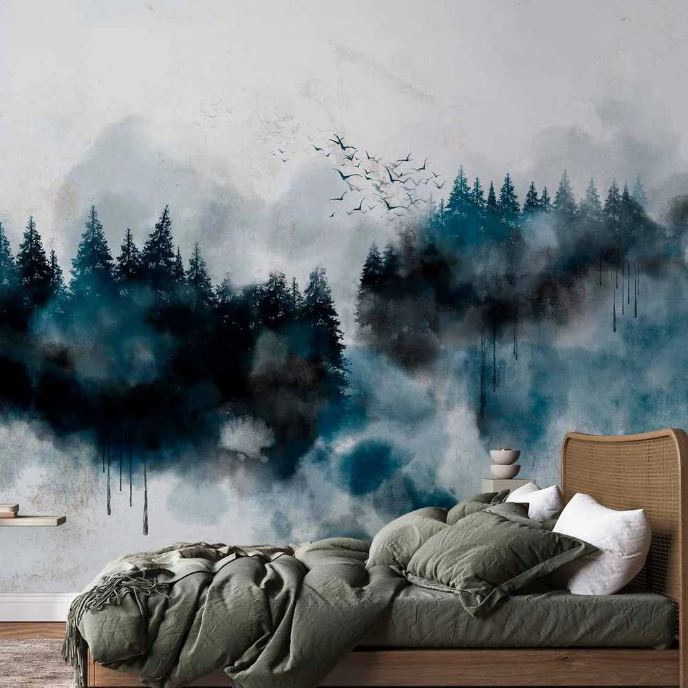 Artgeist Fototapetas - Painted Mountains