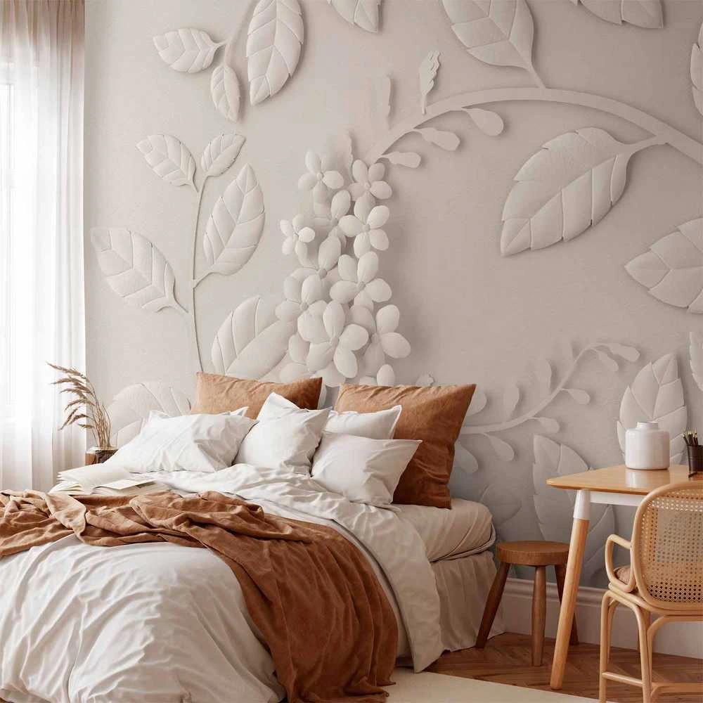 Artgeist Fototapetas - Paper Flowers (Kreminis)
