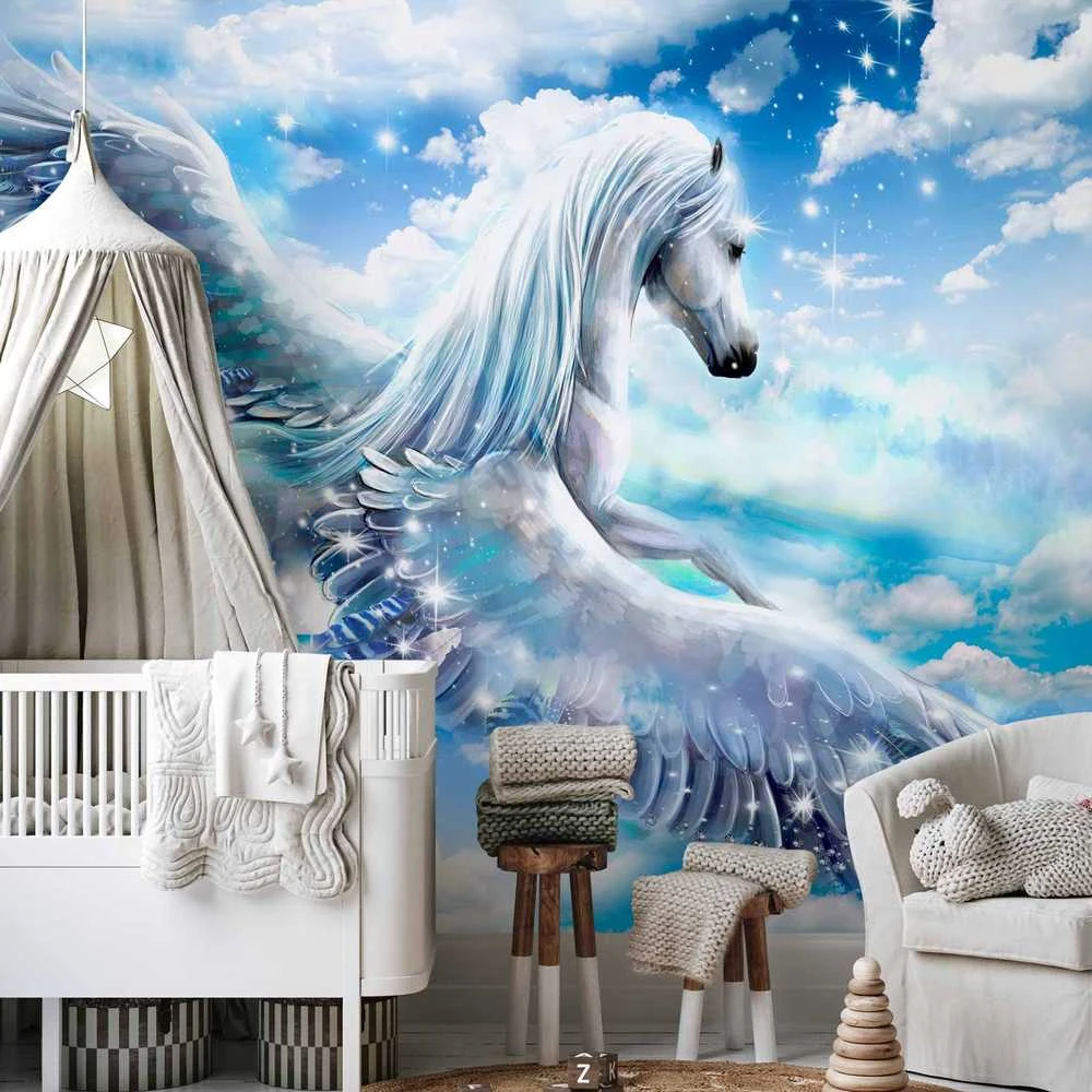 Artgeist Fototapetas - Pegasus (Mėlyna)