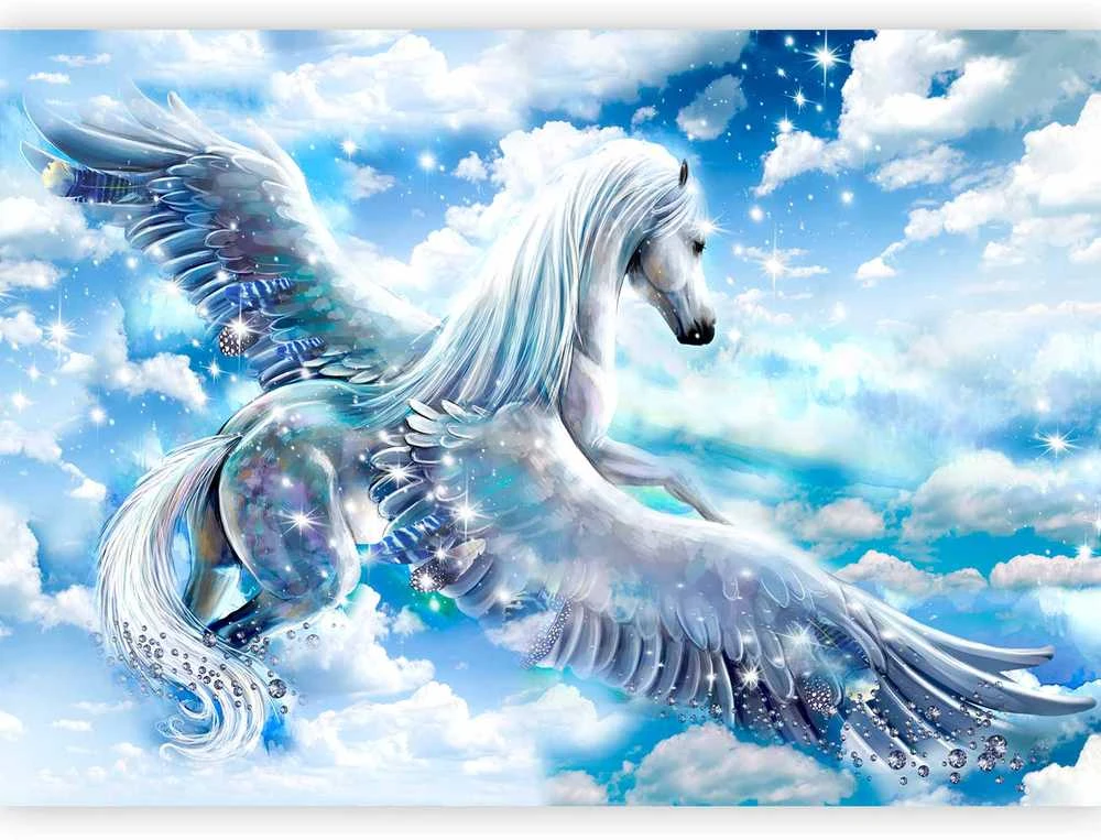 Artgeist Fototapetas - Pegasus (Mėlyna)