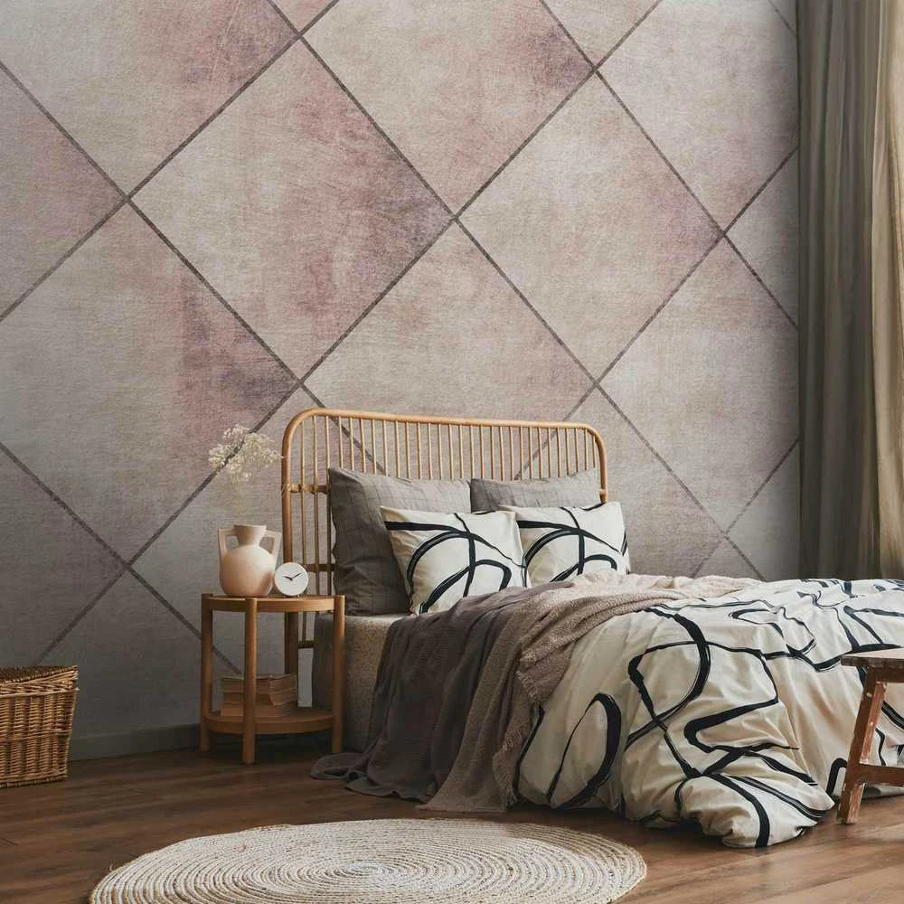 Artgeist Fototapetas - Perfect cuts - geometric symmetrical tiled pattern with pattern