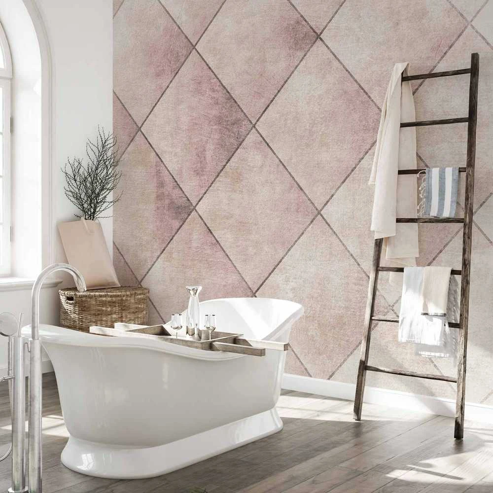 Artgeist Fototapetas - Perfect cuts - geometric symmetrical tiled pattern with pattern