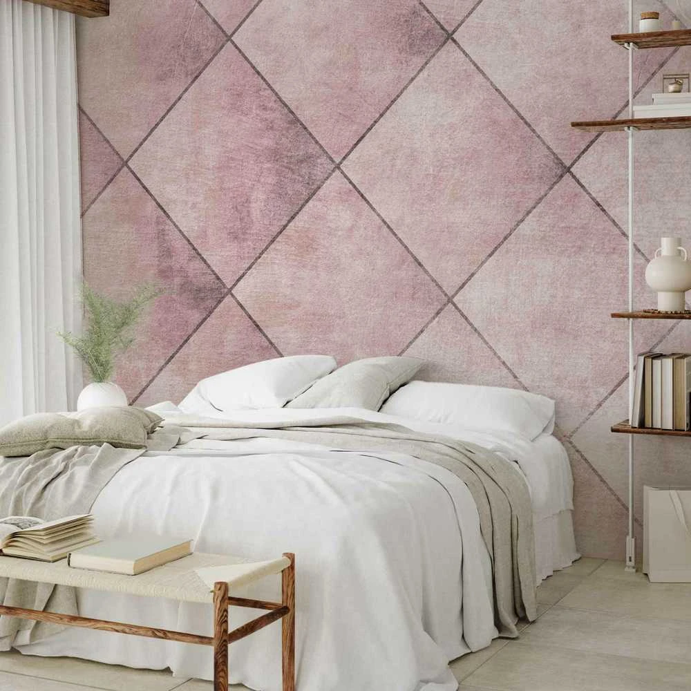 Artgeist Fototapetas - Perfect cuts - uniform geometric pattern in tiled pattern with pattern