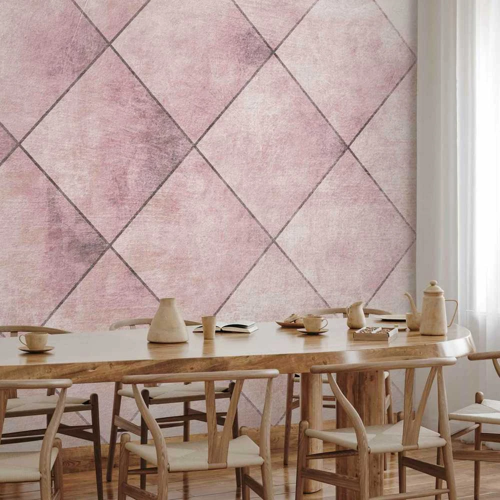 Artgeist Fototapetas - Perfect cuts - uniform geometric pattern in tiled pattern with pattern