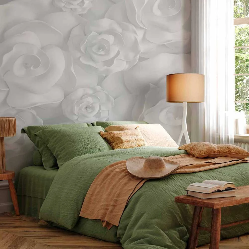 Artgeist Fototapetas - Plaster Flowers