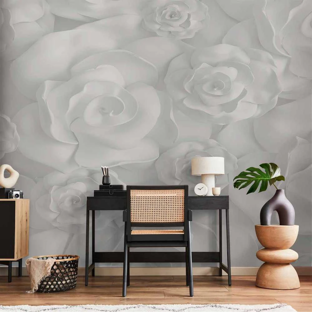 Artgeist Fototapetas - Plaster Flowers