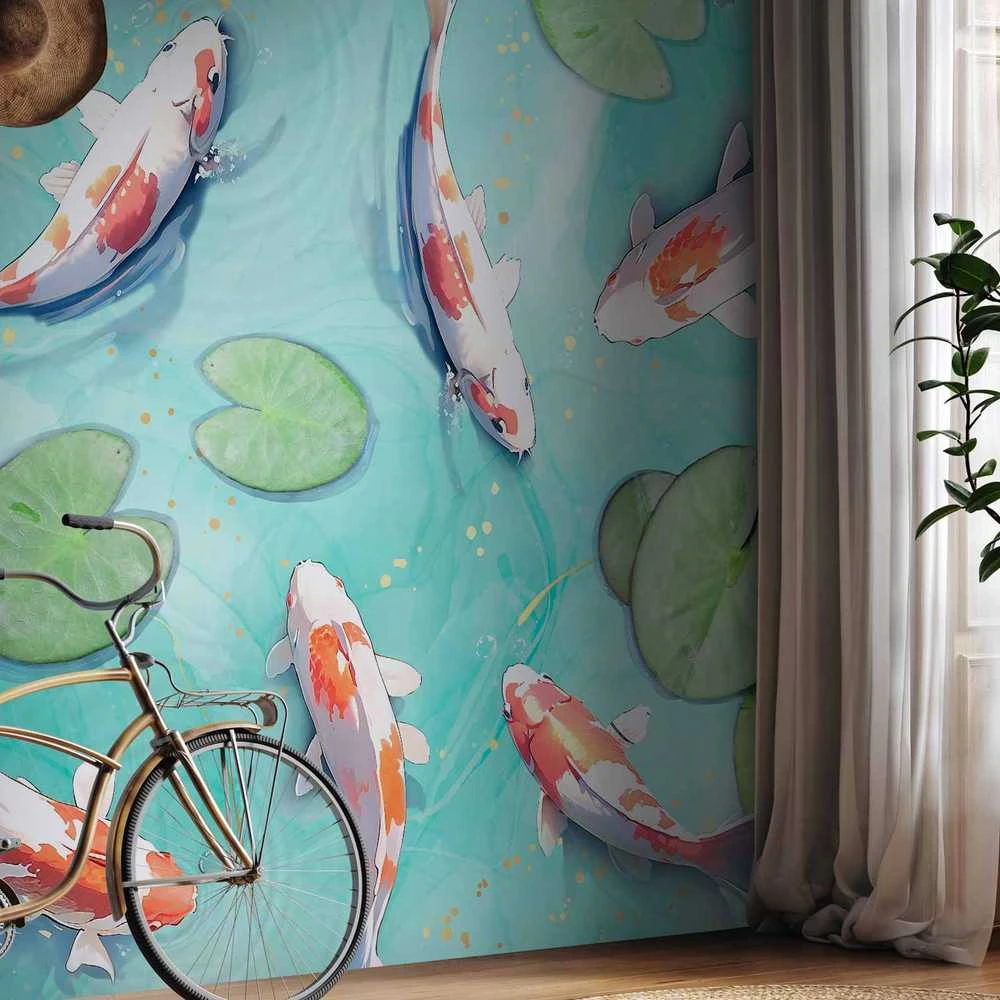 Artgeist Fototapetas - Pond in Japan