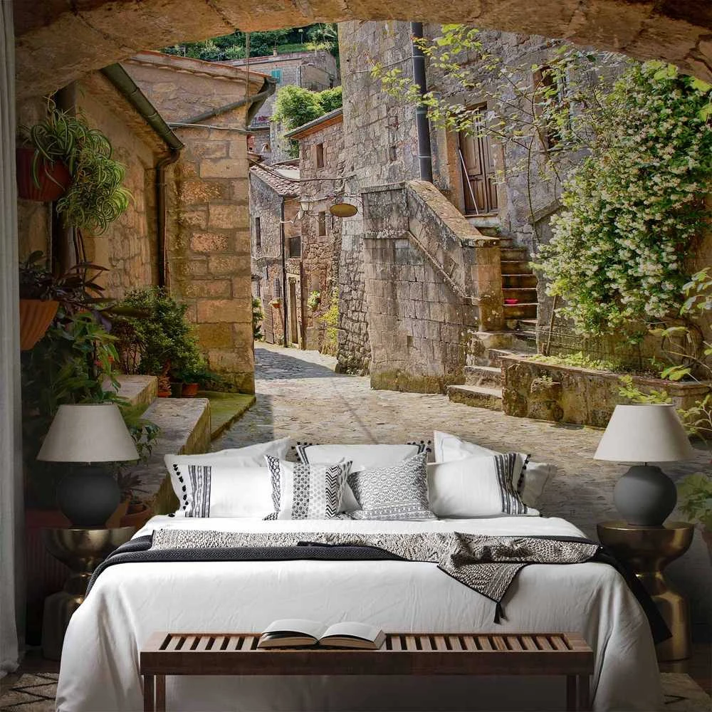 Artgeist Fototapetas - Provincial alley in Tuscany