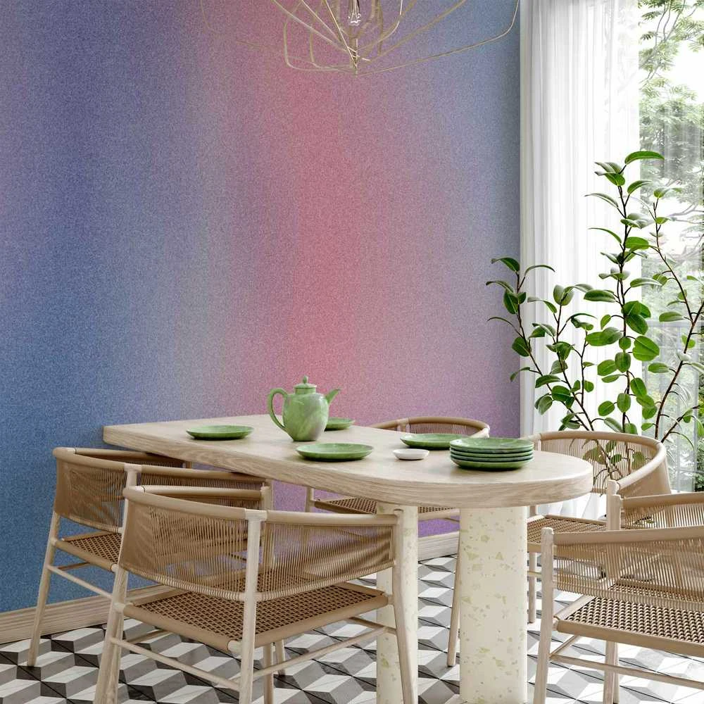 Artgeist Fototapetas - Rainbow Gradient - Delicate Multicolored Gradient Resembling Mist