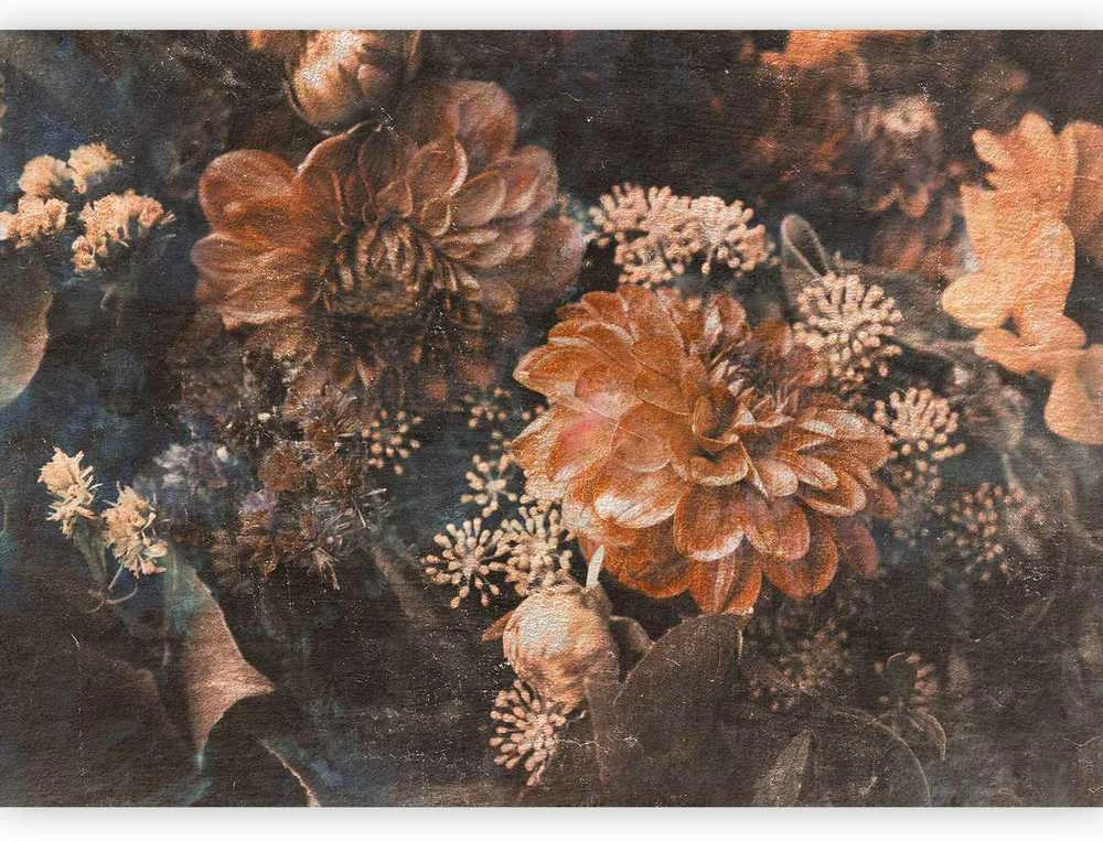 Artgeist Fototapetas - Retro Flowers - Third Variant